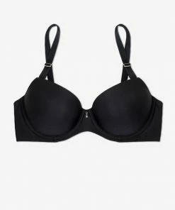 SAS Everyday Demi Push-Up Bra | Black Hue