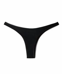 SAS Swimwear French Cut Brazilian Bikini Bottom | Black Hue