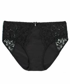 SAS Signature Lace High Waisted Panty | Black Hue