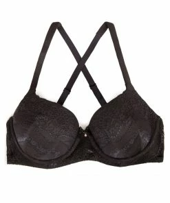 SAS Perfect Demi T-Shirt Bra | Black Lace Micro 9 SAS Perfect Demi T-Shirt Bra | Black Lace Micro