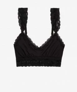 SAS Bras Lace & Mesh Bralette | Black Hue Mesh