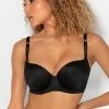 SAS Perfect Demi T-Shirt Bra | Black Hue Satin