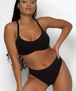 SAS Panties Comfort Cotton High-Waisted  Brief  Panty 2 Pack | Light Grey Heather Cotton/Black Hue Cotton