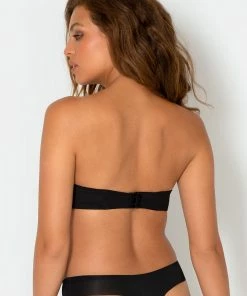 SAS Full Support Light Lined Strapless Bra | Black Hue