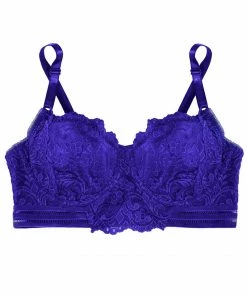 SAS Signature Lace Unlined Underwire Longline Bra | Indigo-Go Bras