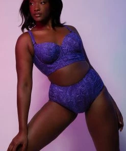 SAS Long Lined Underwire Bikini Top | Electric Python