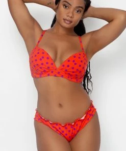SAS Swim Secret Convertible Push-Up Bikini Top | Bright Polka Dot Print Swimwear 11 SAS Swim Secret Convertible Push-Up Bikini Top | Bright Polka Dot Print Swimwear