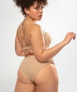 SAS Swim Secret Side Ruched Bikini Bottom | Caramel