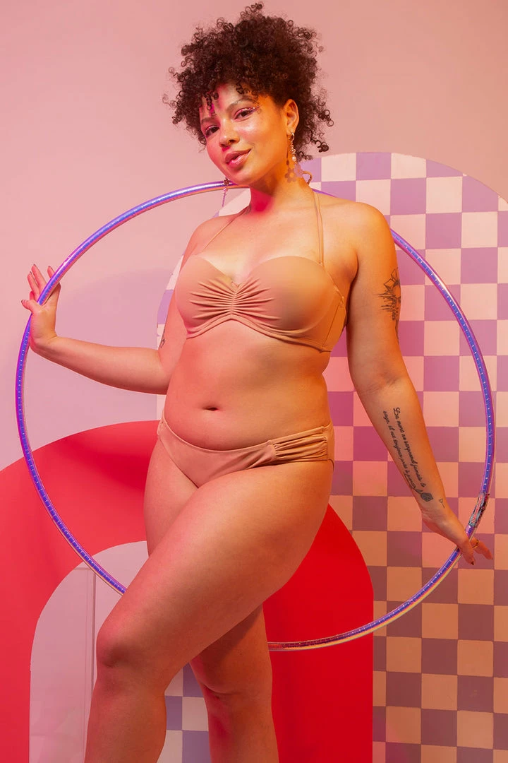 SAS Swim Secret Halter Bikini Top | Caramel 4 SAS Swim Secret Halter Bikini Top | Caramel