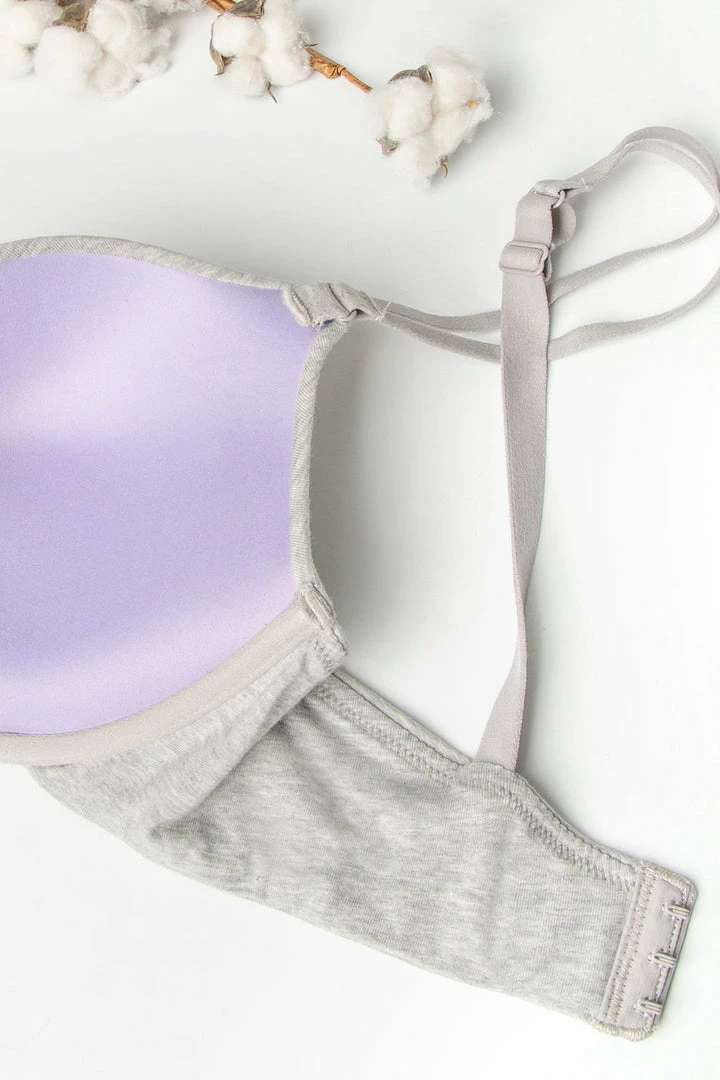 SAS Perfect Push-Up Bra | Light Grey Heather Cotton 7 SAS Perfect Push-Up Bra | Light Grey Heather Cotton