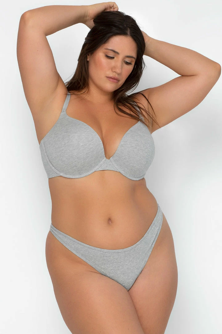 SAS Perfect Push-Up Bra | Light Grey Heather Cotton 3 SAS Perfect Push-Up Bra | Light Grey Heather Cotton