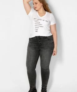 SAS Lounge & Sleepwear Empowered Graphic V-Neck Shirt | Empowered