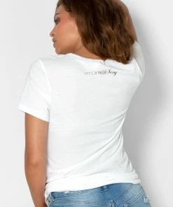 SAS Lounge & Sleepwear Empowered Graphic V-Neck Shirt | Empowered