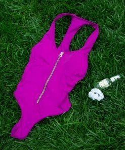 SAS Racerback One Piece Swimsuit | Fierce Violet Swimwear