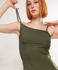 SAS The Naked Cami Tank Top | Olive Night Stretch