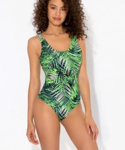SAS French Cut One Piece Swimsuit | Lush Tropical