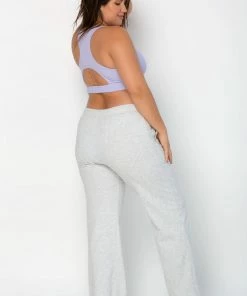 SAS Boyfriend Lounge Pant | Light Grey Heather Cotton