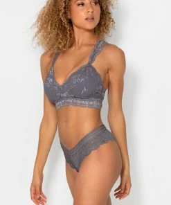 SAS Bras Lovely Lace Racerback Bralette | Grisaille/ Artic Ice XDye