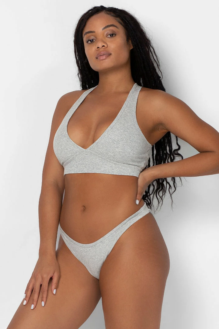 SAS Comfort Cotton Rib High-Leg Bikini Panty 2 Pack | Navy Highlight/Grey Heather Panties 5 SAS Comfort Cotton Rib High-Leg Bikini Panty 2 Pack | Navy Highlight/Grey Heather Panties