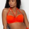 SAS Swim Secret Halter Bikini Top | Hot Fire