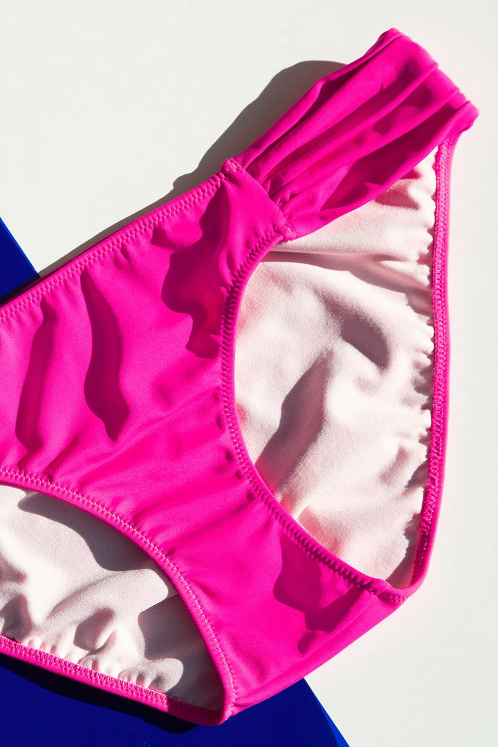 SAS Swim Secret Side Ruched Bikini Bottom | Fuchsia Sizzle 4 SAS Swim Secret Side Ruched Bikini Bottom | Fuchsia Sizzle