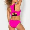 SAS Swim Secret Side Ruched Bikini Bottom | Fuchsia Sizzle