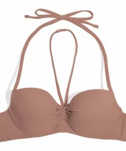 SAS Swim Secret Halter Bikini Top | Latte Swimwear