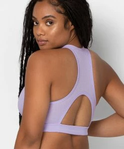 SAS Comfort Cotton Rib Cut-Out Racerback Bralette | Lilac Iris Cotton Bras 11 SAS Comfort Cotton Rib Cut-Out Racerback Bralette | Lilac Iris Cotton Bras