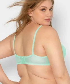 SAS Bras Add 2 Cup Sizes Push-Up Bra | Mint Chip Mesh