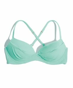 SAS Swim Secret Convertible Push-Up Bikini Top | Cool Mint Chip