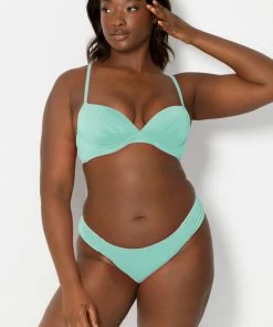 SAS Swim Secret Convertible Push-Up Bikini Top | Cool Mint Chip