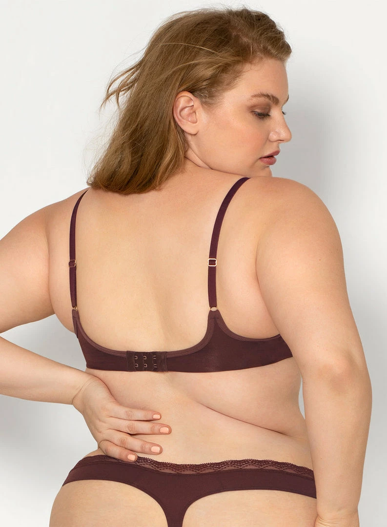 SAS Lace Trim Thong Panty 2 Pack | Brush/Root Beer Panties 5 SAS Lace Trim Thong Panty 2 Pack | Brush/Root Beer Panties