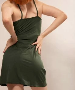 SAS The Naked Slip Dress | Olive Night Stretch Lounge & Sleepwear