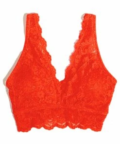 SAS Signature Lace Deep V Bralette | Hot Fire Lace Bras