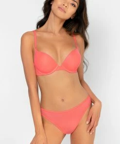 SAS Mesh High Leg Panty 2 Pack | Punchy Peach/Black Hue