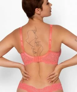 SAS Panties Signature Lace Thong Panty 2 Pack | Punchy Peach/Black Hue