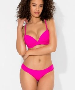 SAS Swim Secret Convertible Push-Up Bikini Top | Fuchsia Sizzle