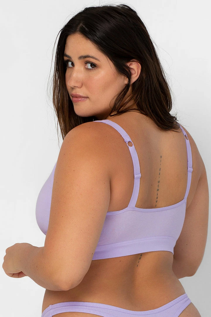 SAS Comfort Cotton Plunge Bralette 2 Pack | Lilac Iris Cotton/Light Grey Heather Cotton 4 SAS Comfort Cotton Plunge Bralette 2 Pack | Lilac Iris Cotton/Light Grey Heather Cotton