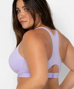 SAS Comfort Cotton Front & Back Close Racerback Bra | Lilac Iris Cotton Bras 12 SAS Comfort Cotton Front & Back Close Racerback Bra | Lilac Iris Cotton Bras