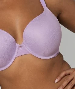 SAS Bras Smooth Lace T-Shirt Bra | Lilac Iris Smooth Lace