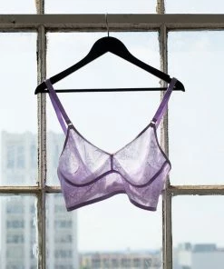 SAS Smooth Lace Longline Bralette | Lilac Iris Smooth Lace Bralettes