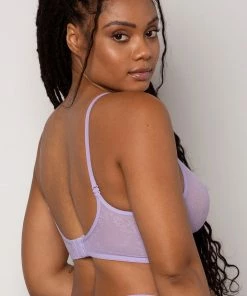 SAS Smooth Lace Longline Bralette | Lilac Iris Smooth Lace Bralettes