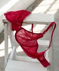 SAS Bras Sheer Mesh Demi Underwire Bra | No No Red Smooth Lace 13 SAS Bras Sheer Mesh Demi Underwire Bra | No No Red Smooth Lace