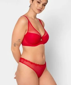 SAS Bras Mesh Plunge Bra | Crantastic