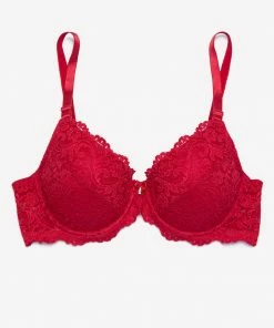 SAS Signature Lace Push-Up Bra | No No Red Bras