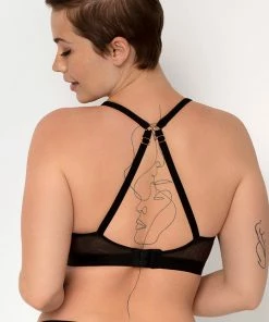 SAS Sheer Mesh Plunge Bralette | Black Hue Mesh Bras 11 SAS Sheer Mesh Plunge Bralette | Black Hue Mesh Bras