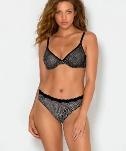 SAS Sheer Mesh Demi Underwire Bra | Serpentine Bras