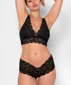 SAS Signature Lace Cheeky Panty 2 Pack | Fanfare/Black Hue