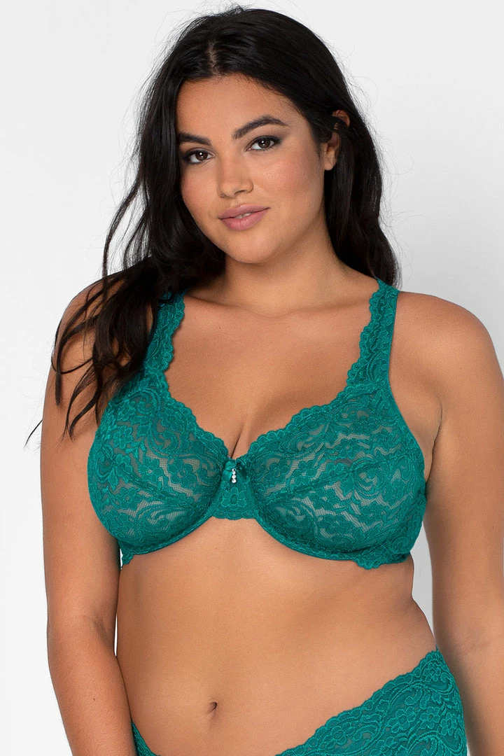 SAS Plus Size Signature Lace Unlined Underwire Bra With Added Support | Fanfare 1 SAS Plus Size Signature Lace Unlined Underwire Bra With Added Support | Fanfare