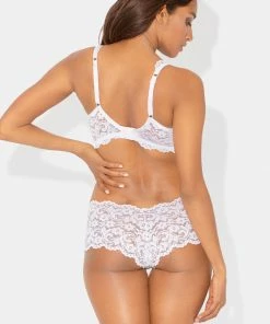 SAS Signature Lace Cheeky Panty 2 Pack | Black Hue/White Panties